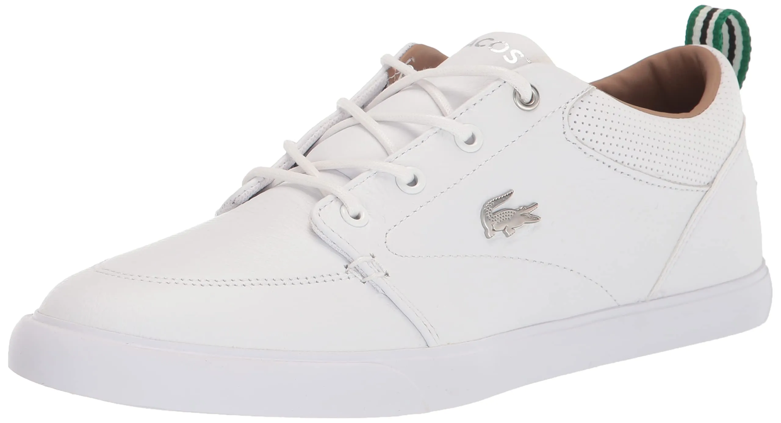 Men's Shoes Lacoste BAYLISS 119 Leather Sneakers 37CMA007321G WHITE