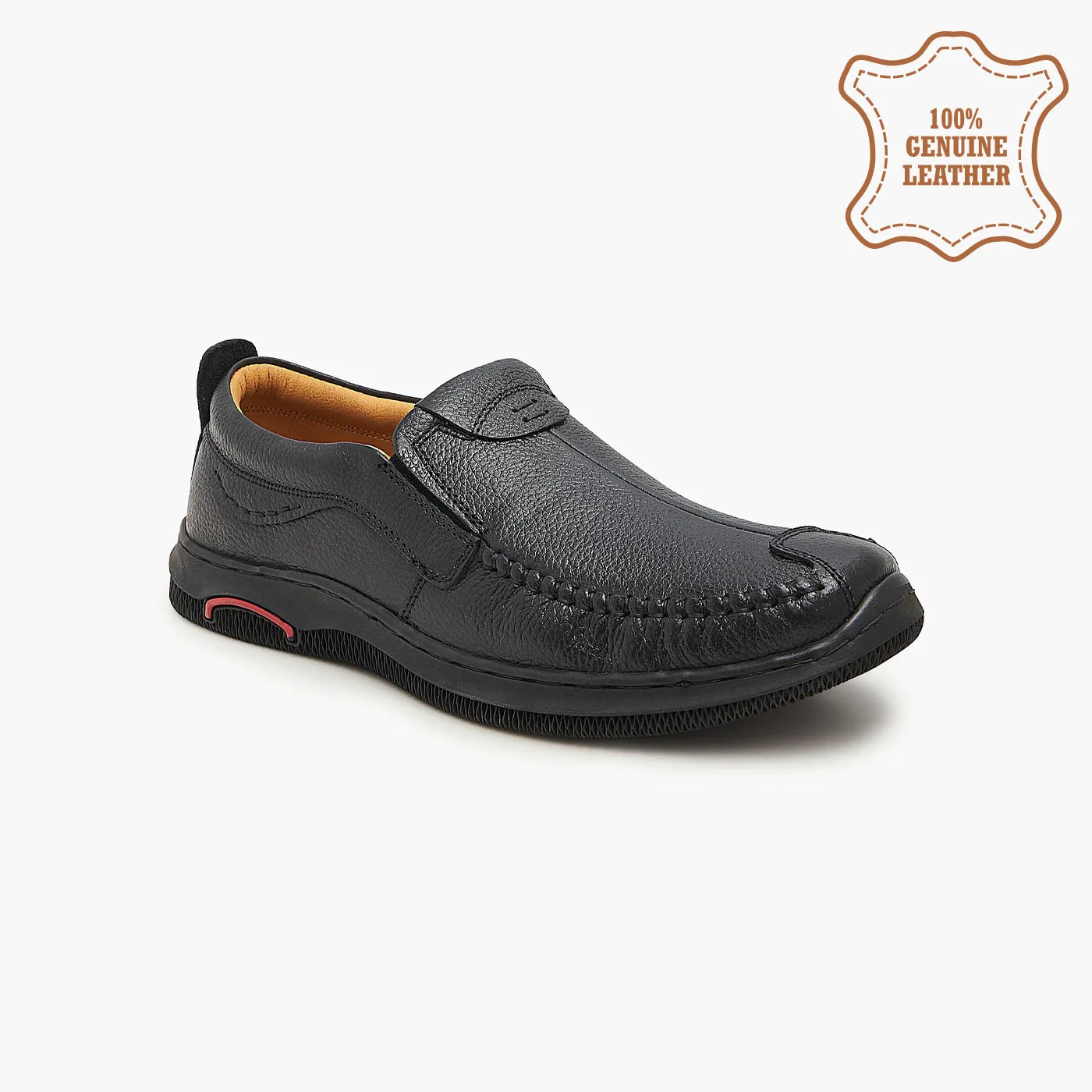 Men's Stitched Detail Loafers