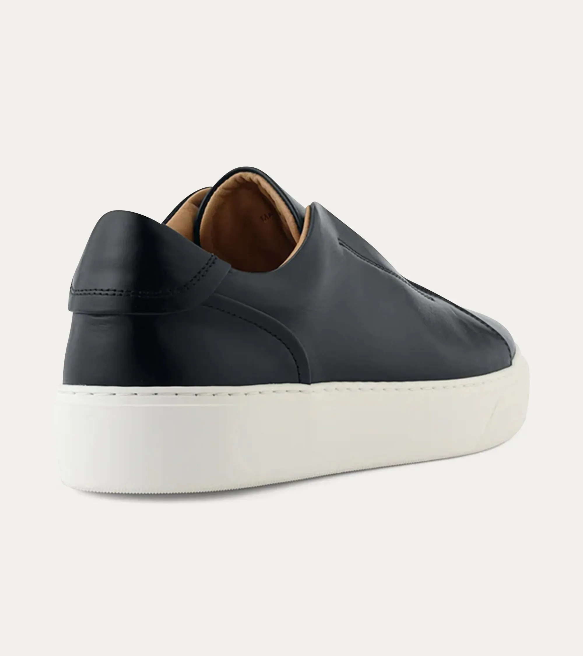 Misto Slip-On Sneaker In Black Leather