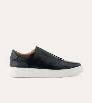 Misto Slip-On Sneaker In Black Leather