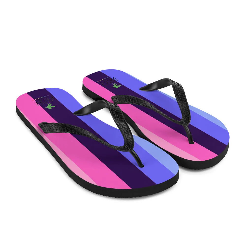 Omnisexual Pride Flag Flip-Flops Sandals