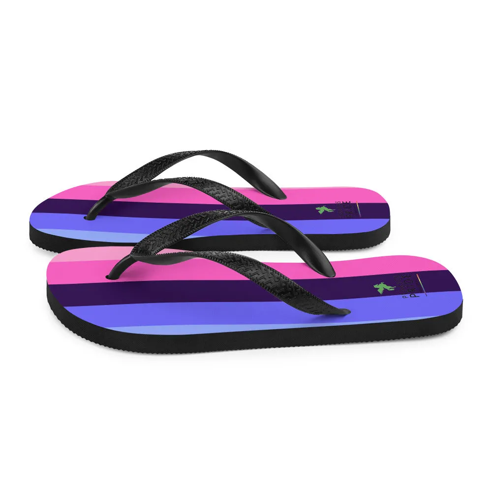 Omnisexual Pride Flag Flip-Flops Sandals