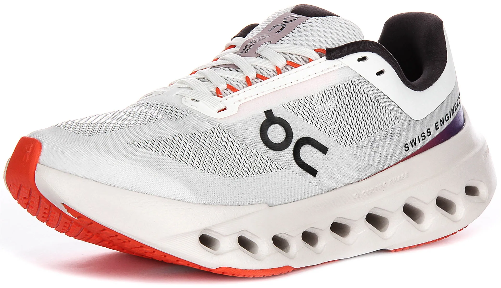 On Running Cloudsurfer NXT In Grey Orange For Women