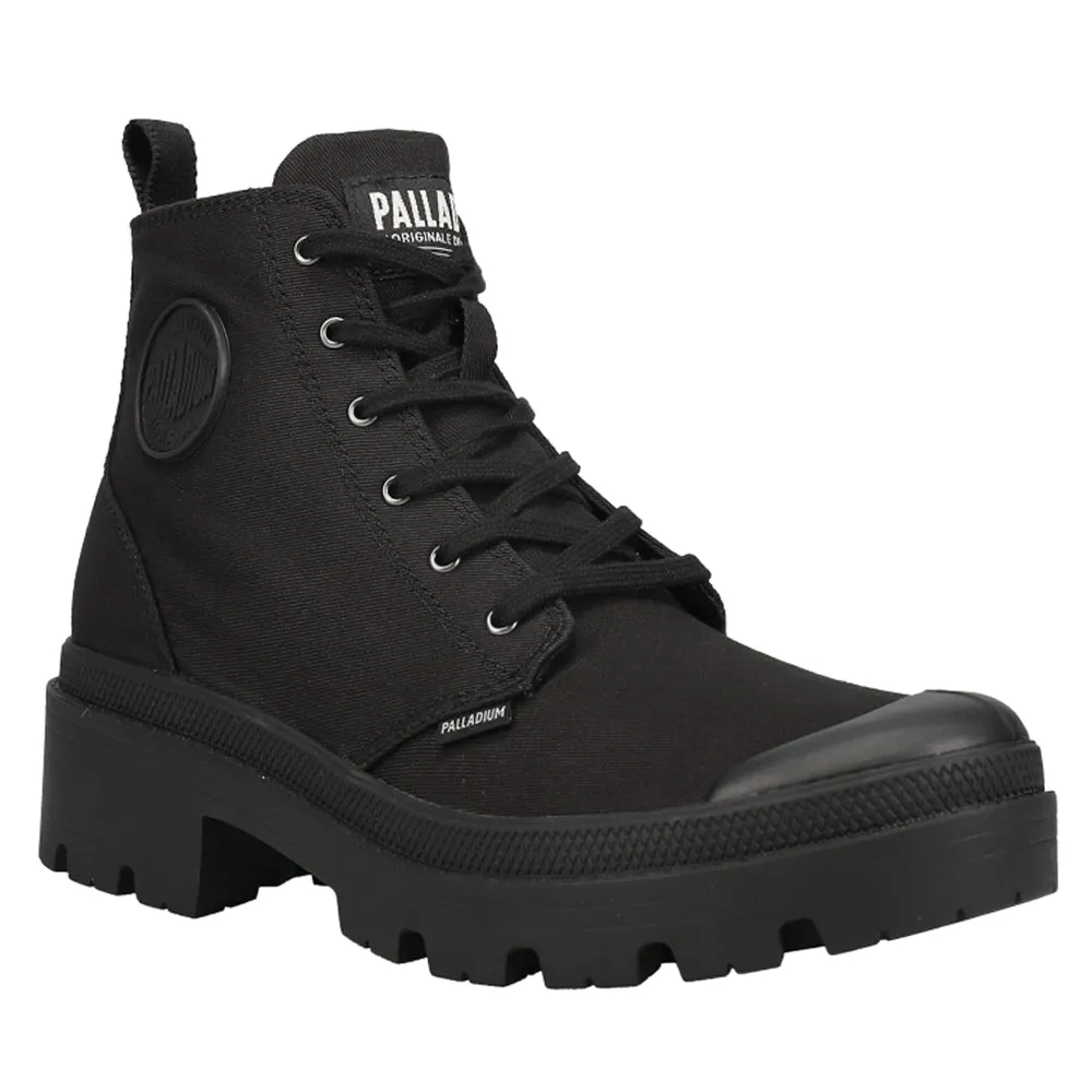 Pallabase Round Toe Lace Up Boots