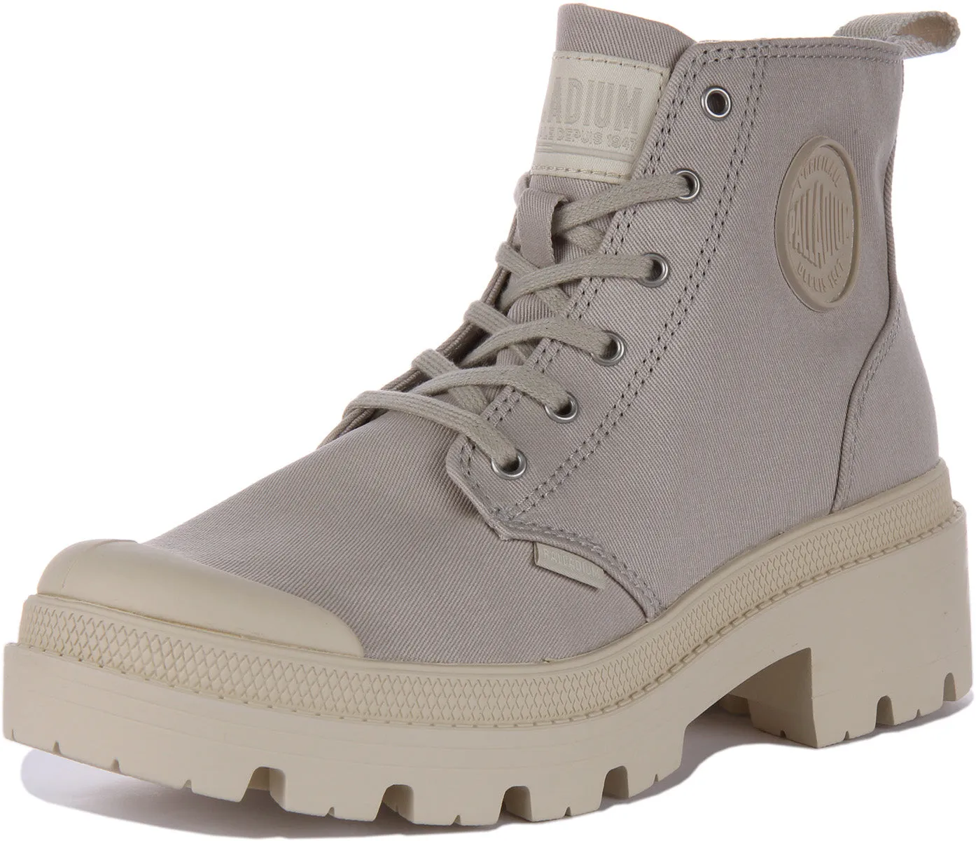 Palladium Pallabase Twill In Beige For Women