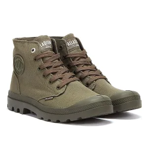 Palladium Pampa Hi Mono Chrome Green Boots