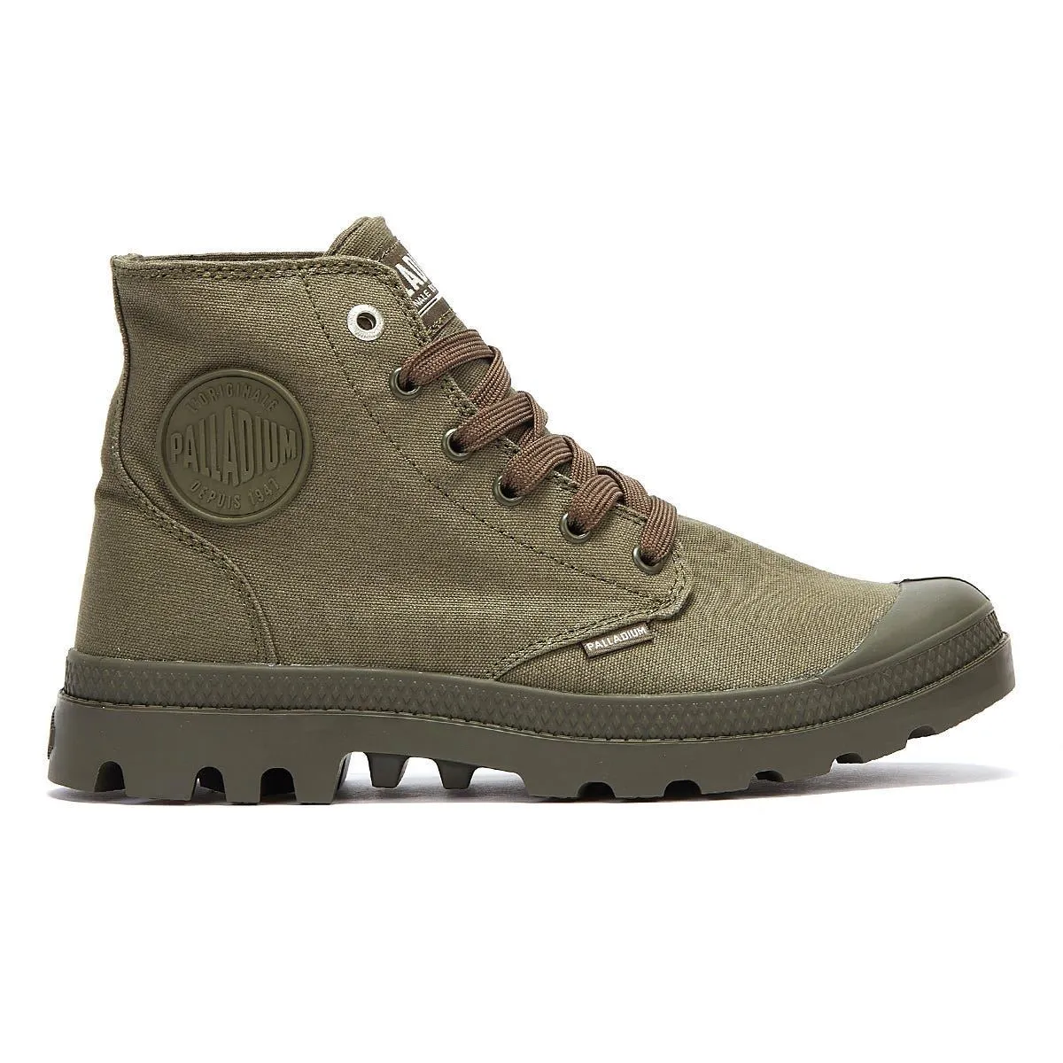 Palladium Pampa Hi Mono Chrome Green Boots