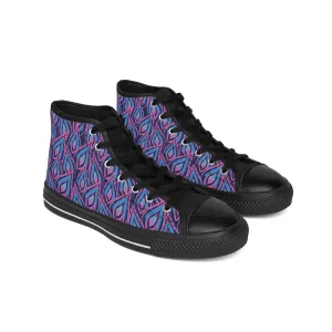 Peacock Feathers Women's Classic Sneakers