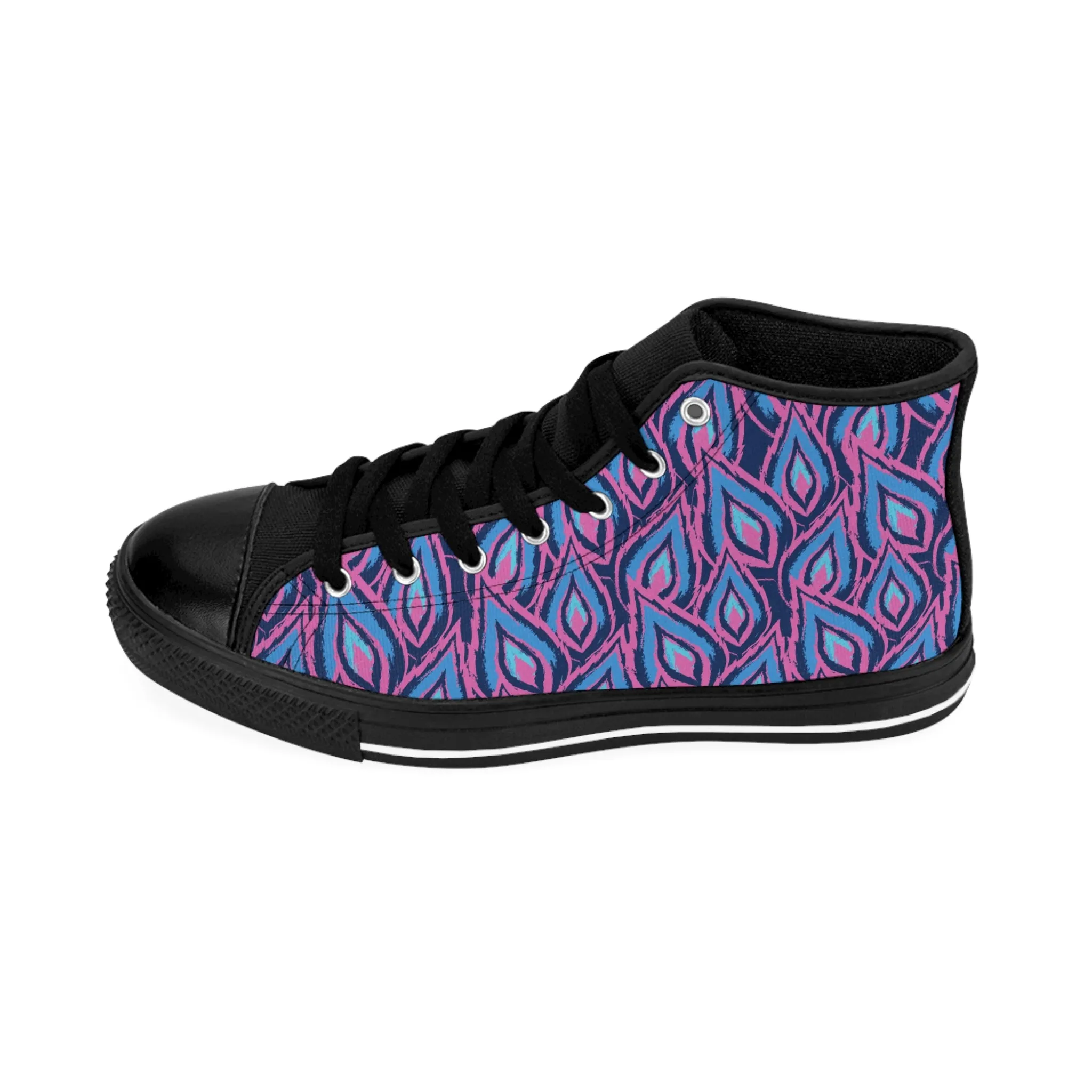 Peacock Feathers Women's Classic Sneakers