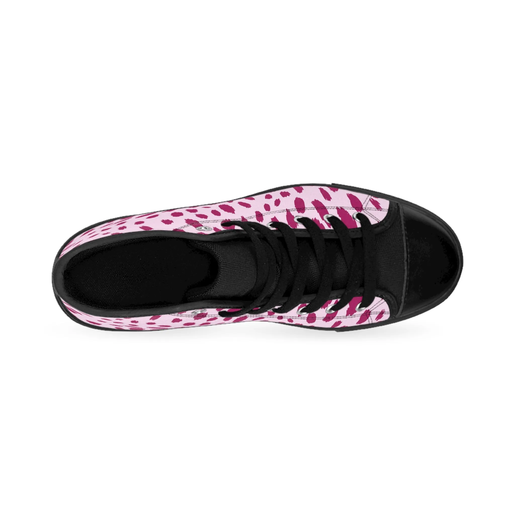 Pink Cheetah Women's Classic Sneakers