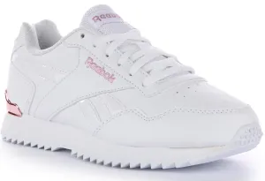 Reebok Royal Glide Rip In White Rose Gold