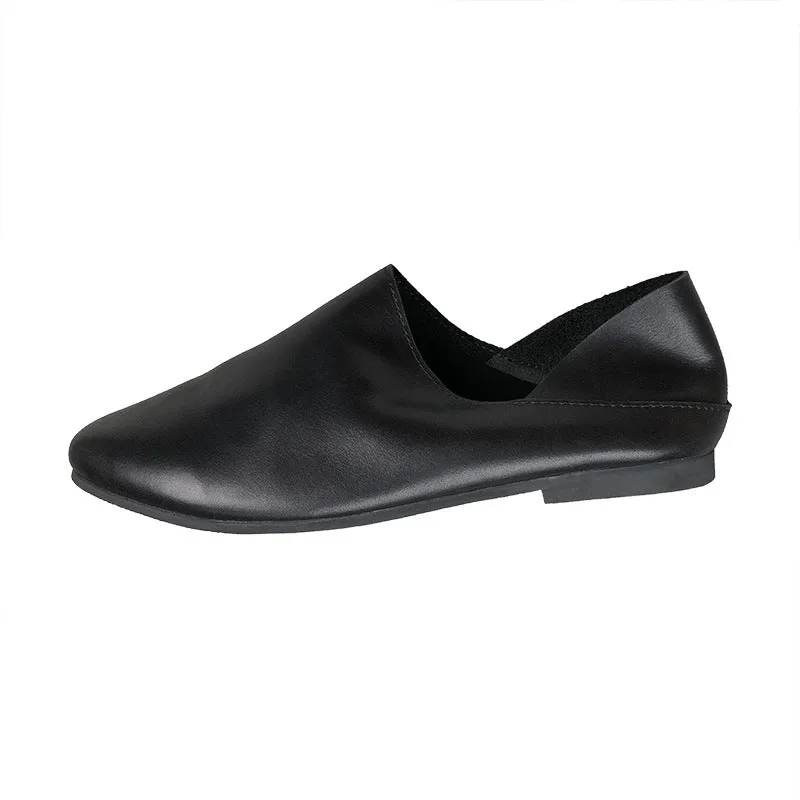 Retro Simple Flat Women's Shoes | Gift Shoes