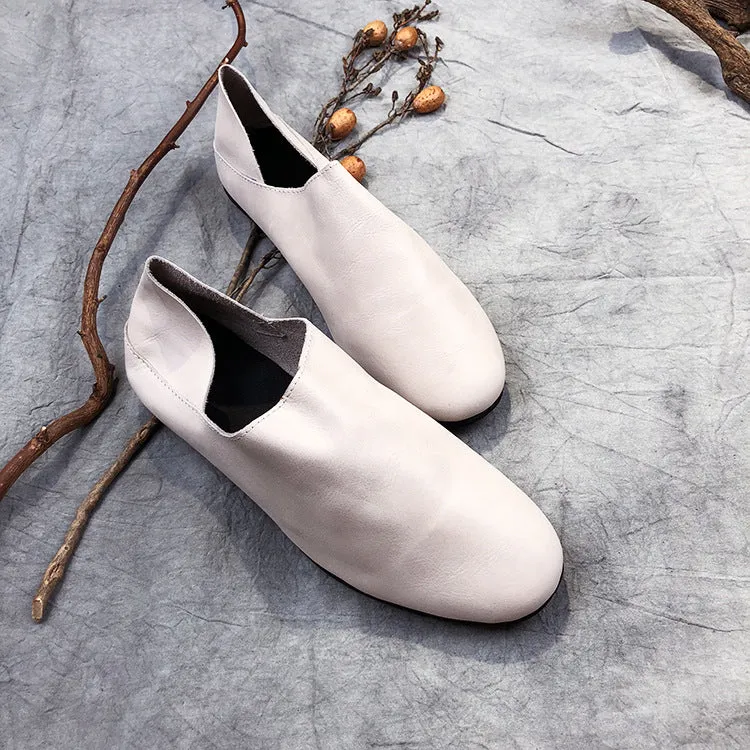 Retro Simple Flat Women's Shoes | Gift Shoes