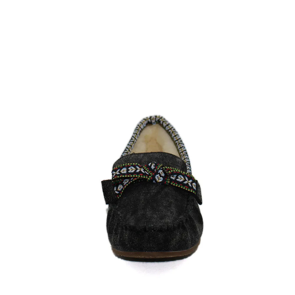 Rianna Moccasin - Black