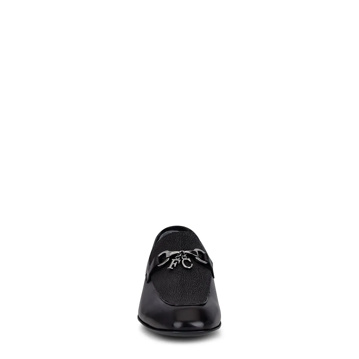 S46MTTS - Cuadra black dress casual stingray bit loafer for women