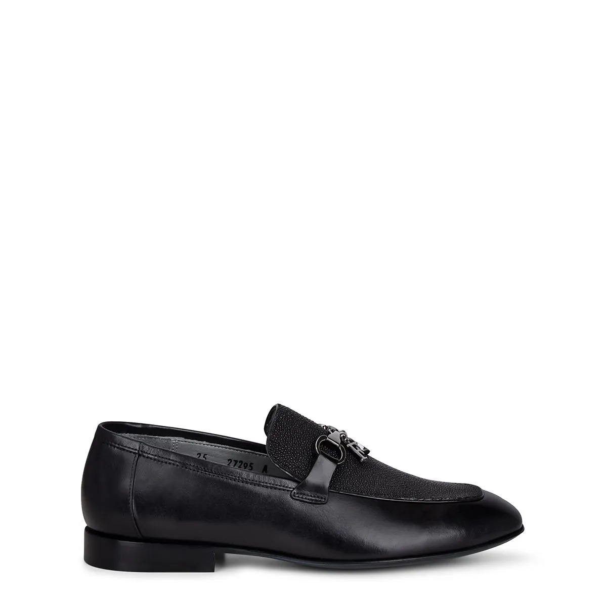 S46MTTS - Cuadra black dress casual stingray bit loafer for women