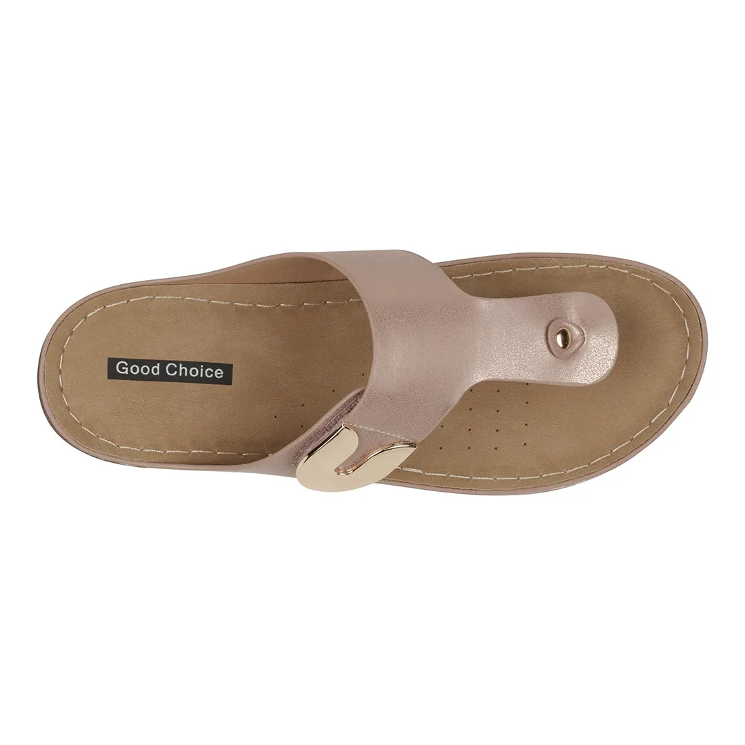 Sam Blush Thong Flat Sandals