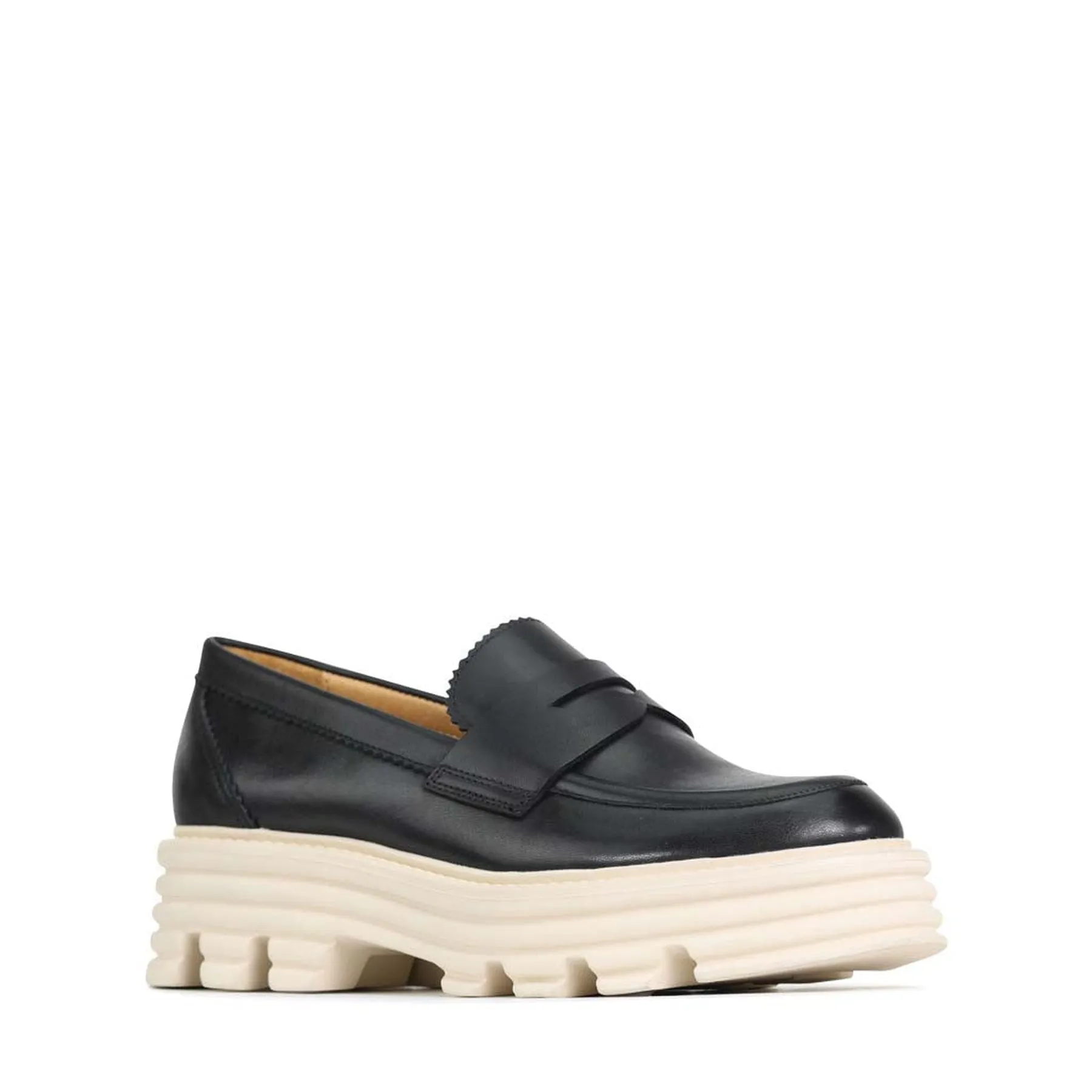 SAMILIA LEATHER CHUNKY LOAFERS