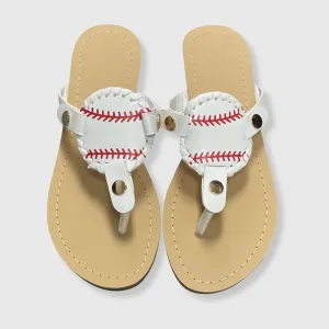 Sandals Women Baseball Flip Flops