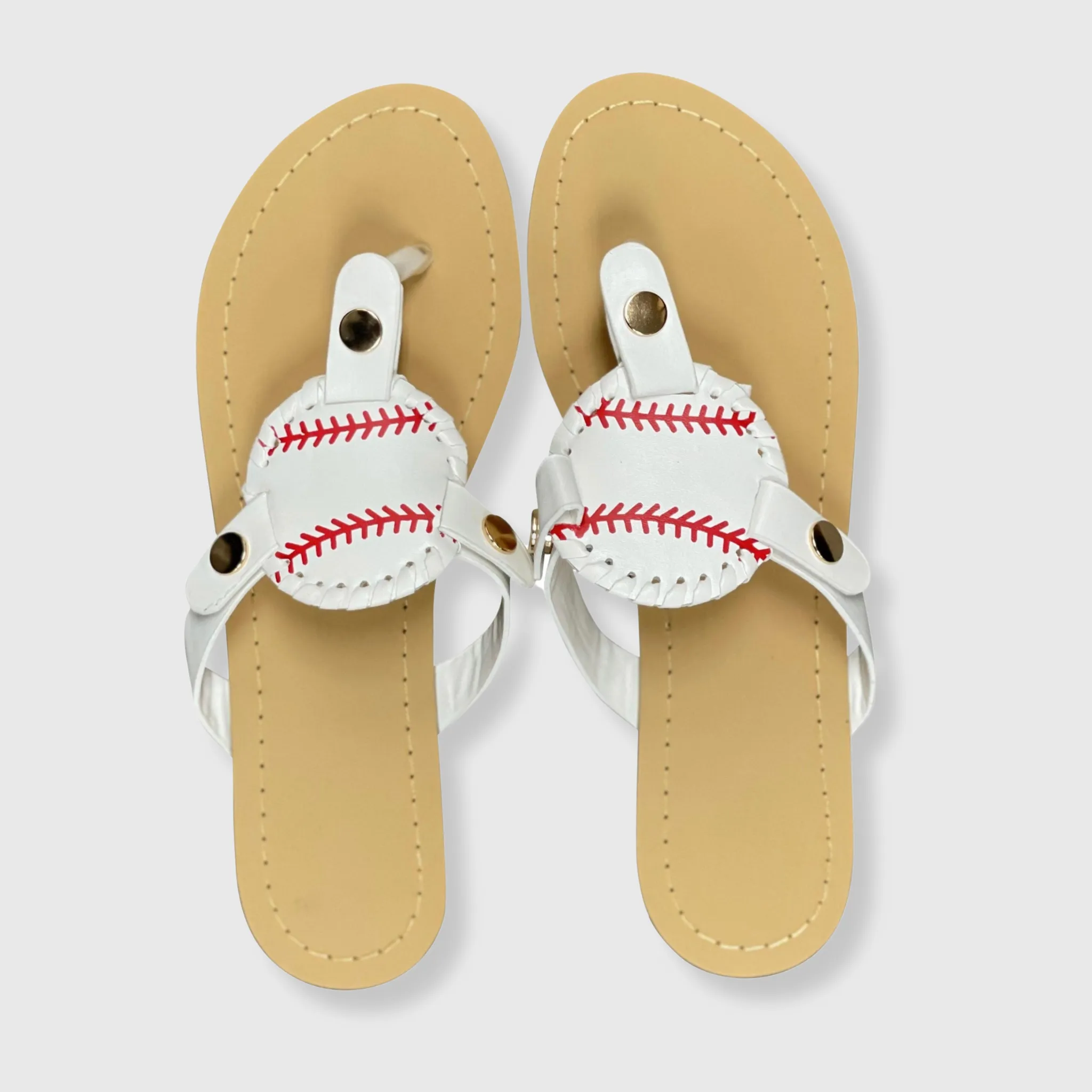 Sandals Women Baseball Flip Flops