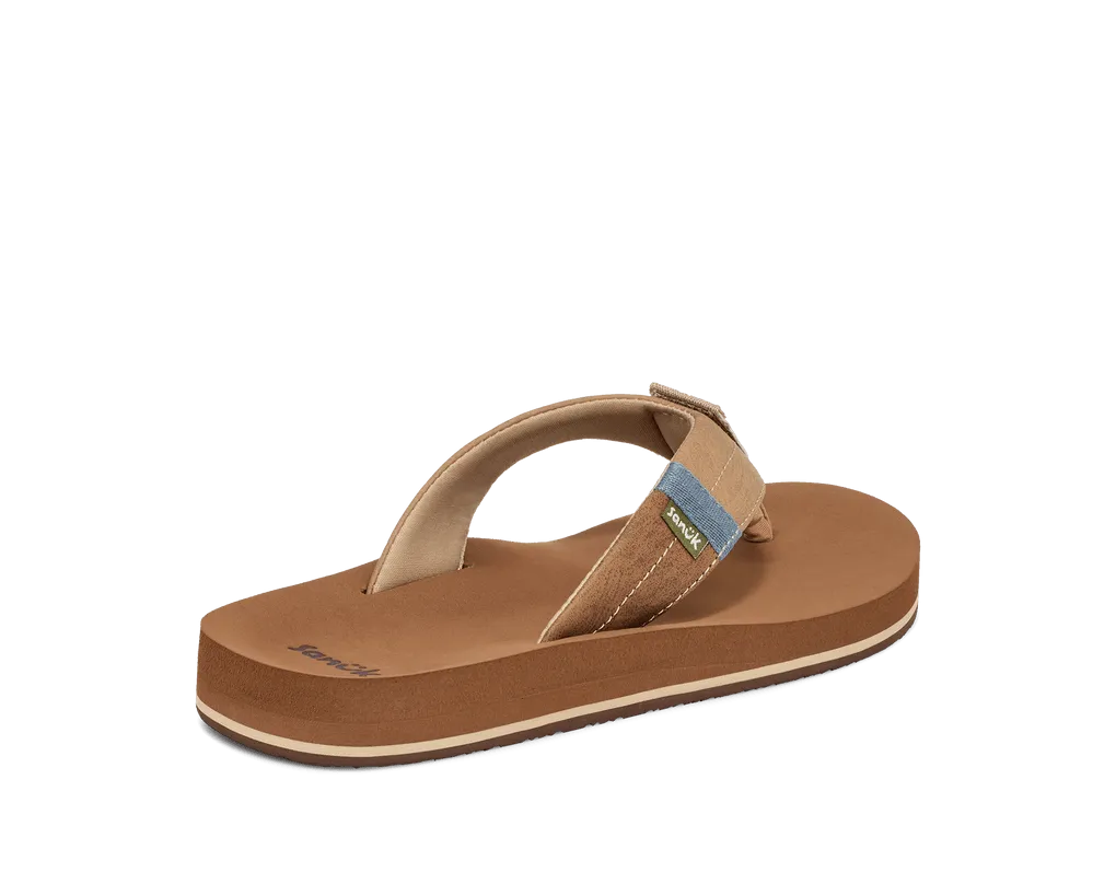 Sanuk Men’s Ziggy Switchfit Sandal Tan