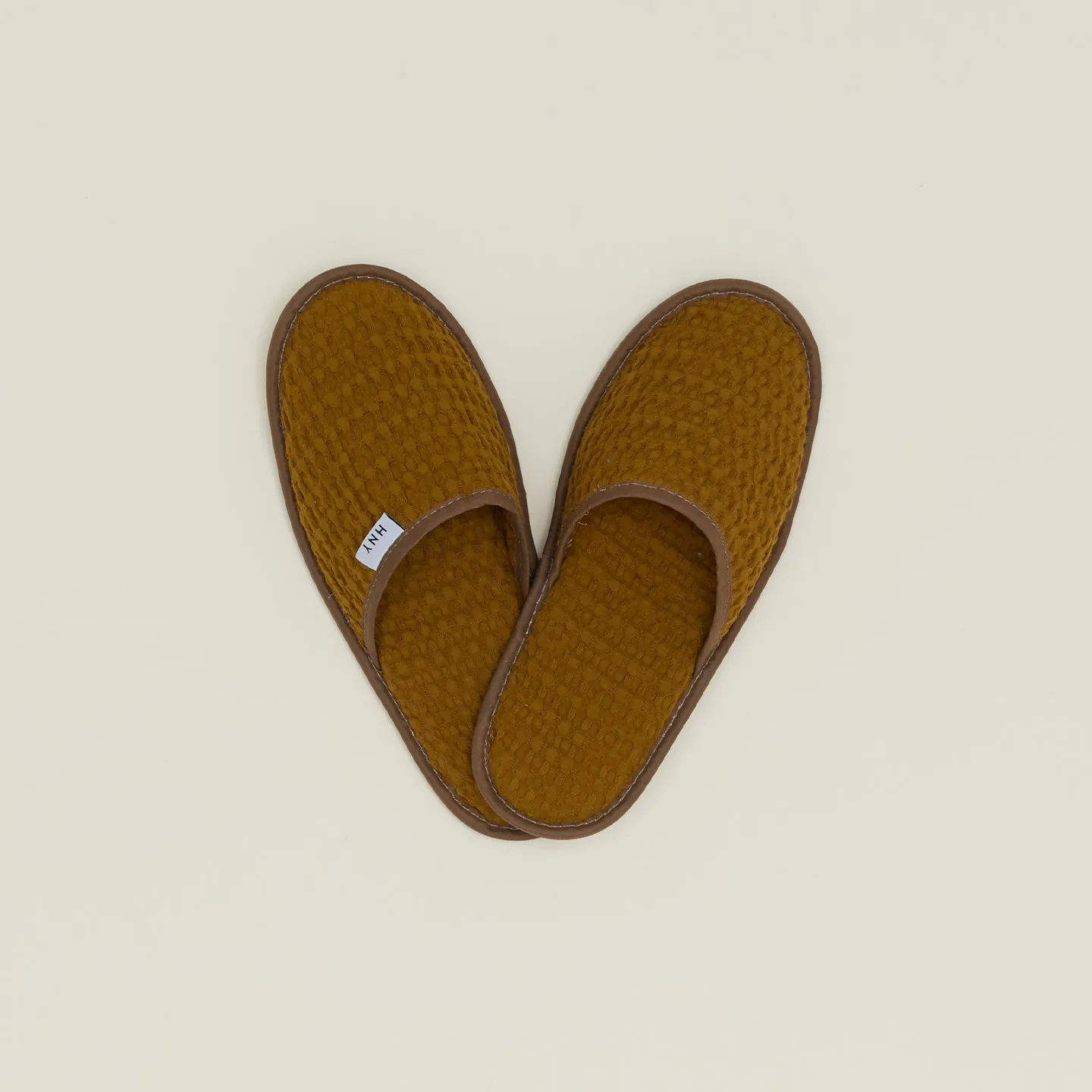 Simple Waffle Slippers - Bronze