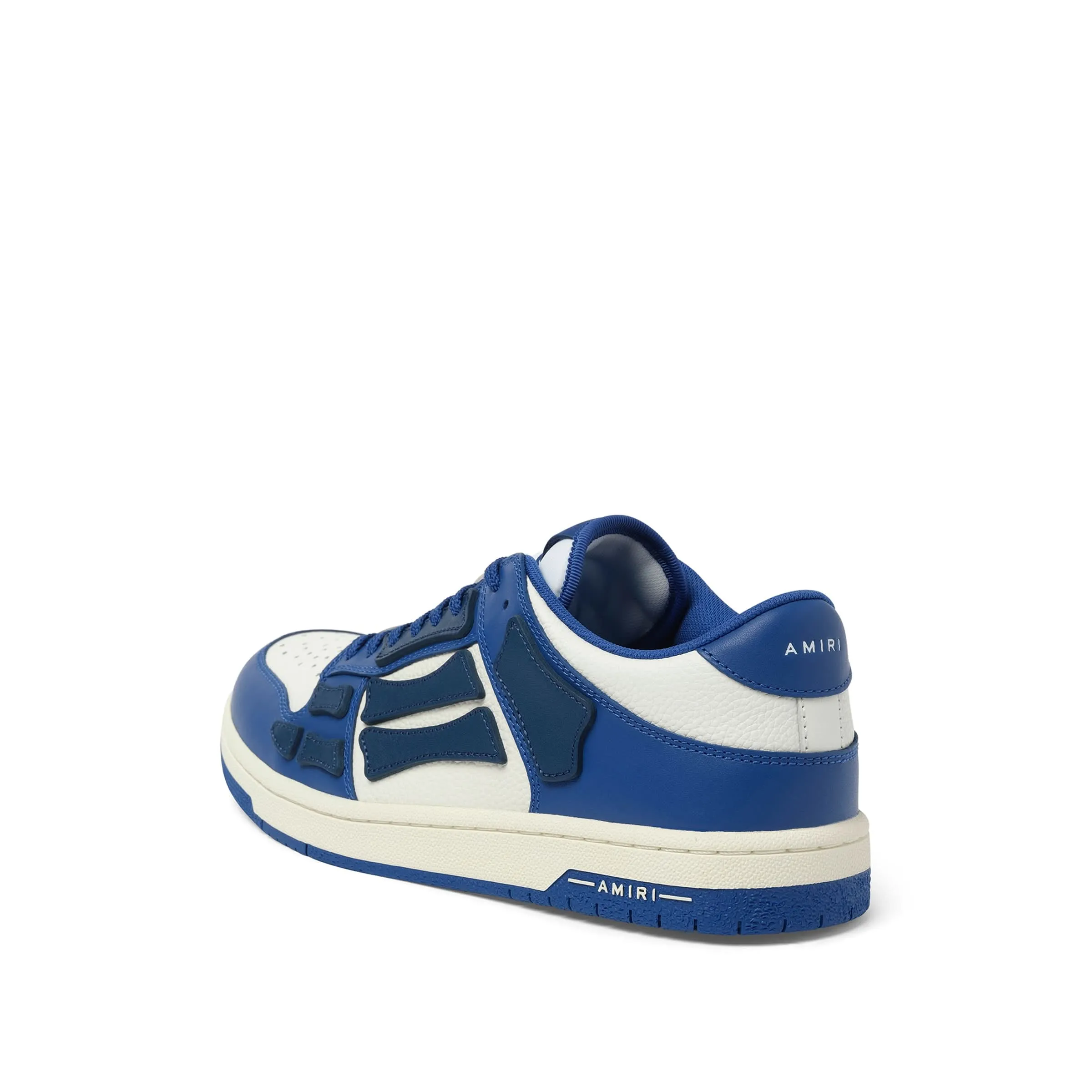 Skeleton Sneaker in Deep Blue/White