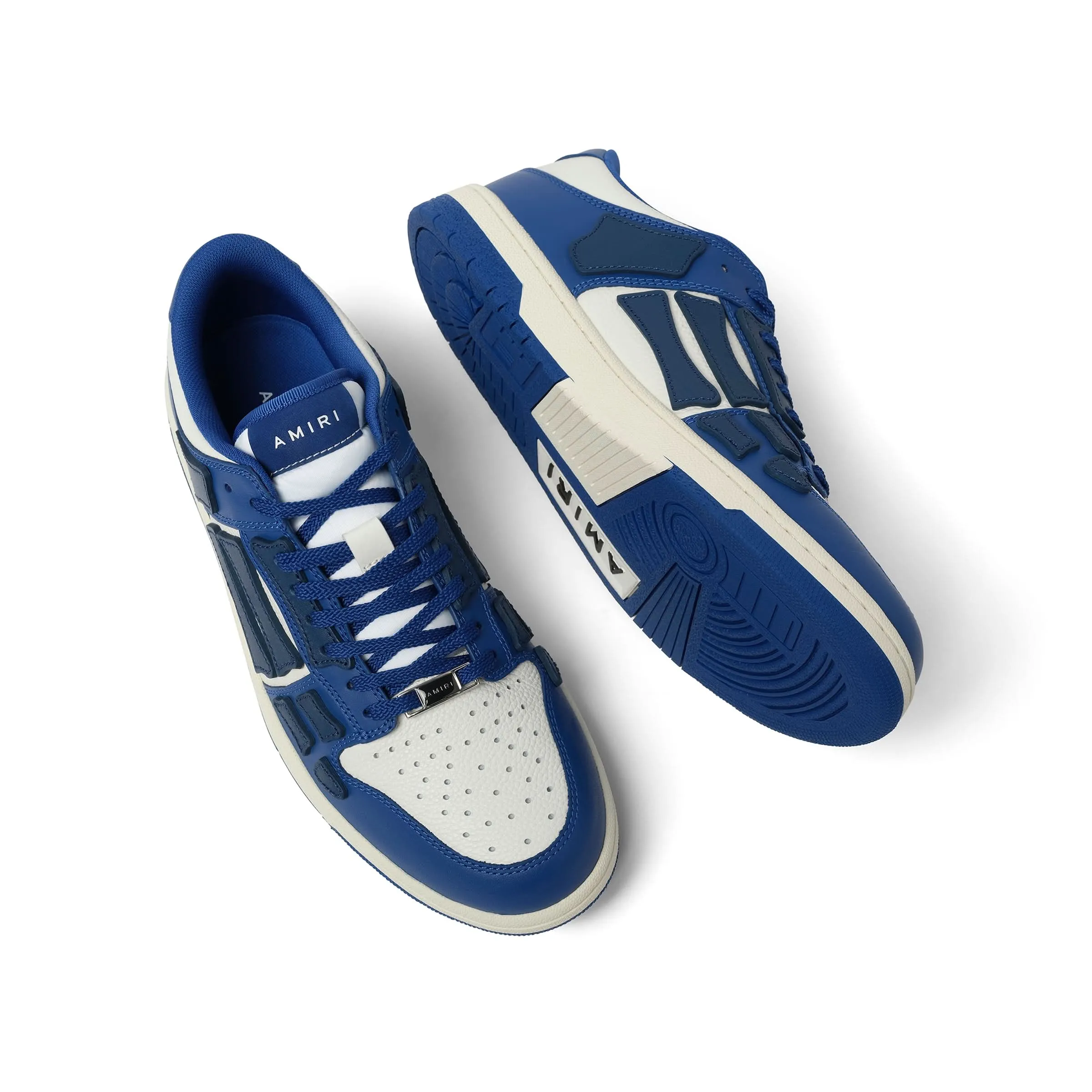 Skeleton Sneaker in Deep Blue/White