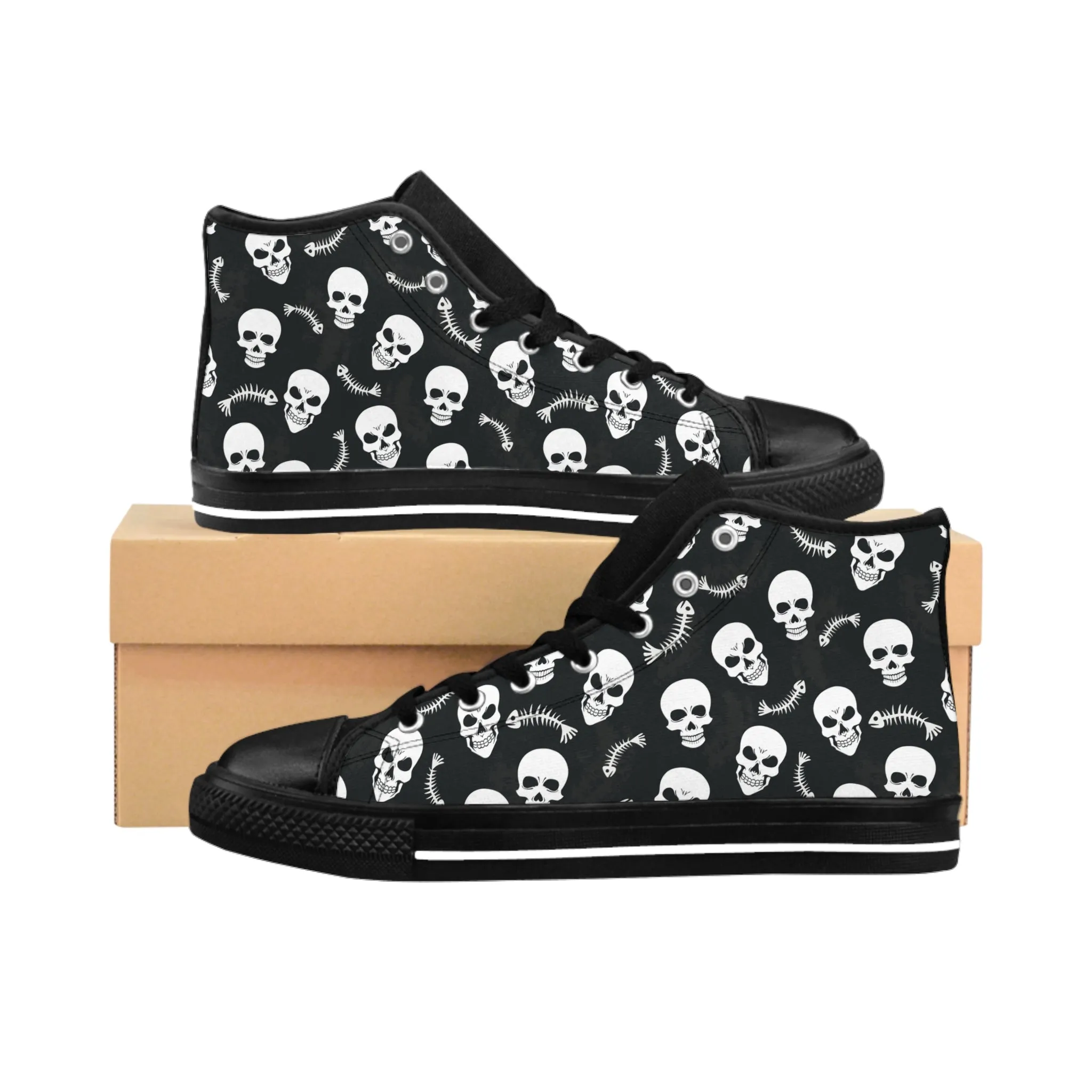 Skull and Bones Women's Classic Sneakers