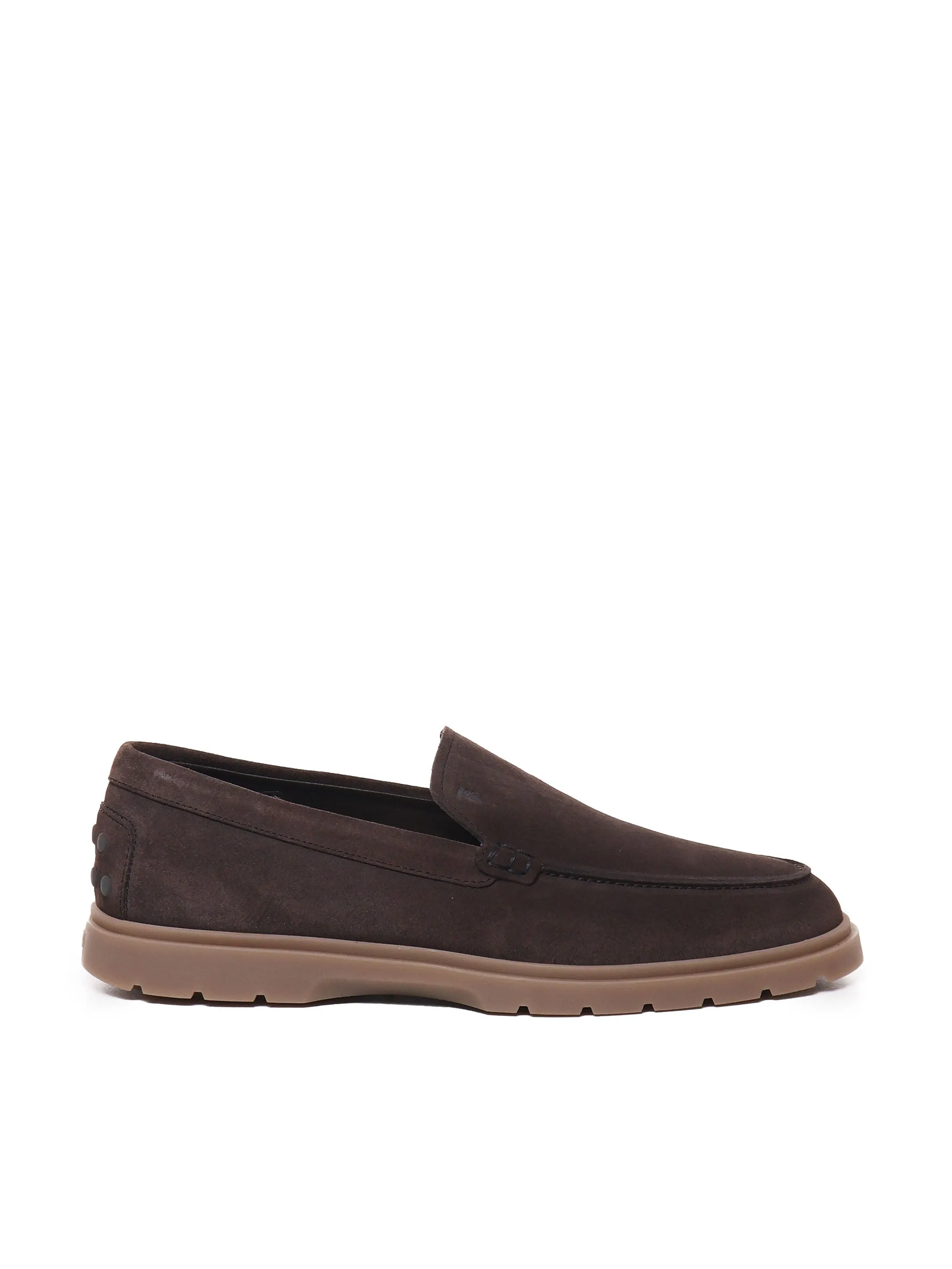 Suede Loafers with Rubber Nubs