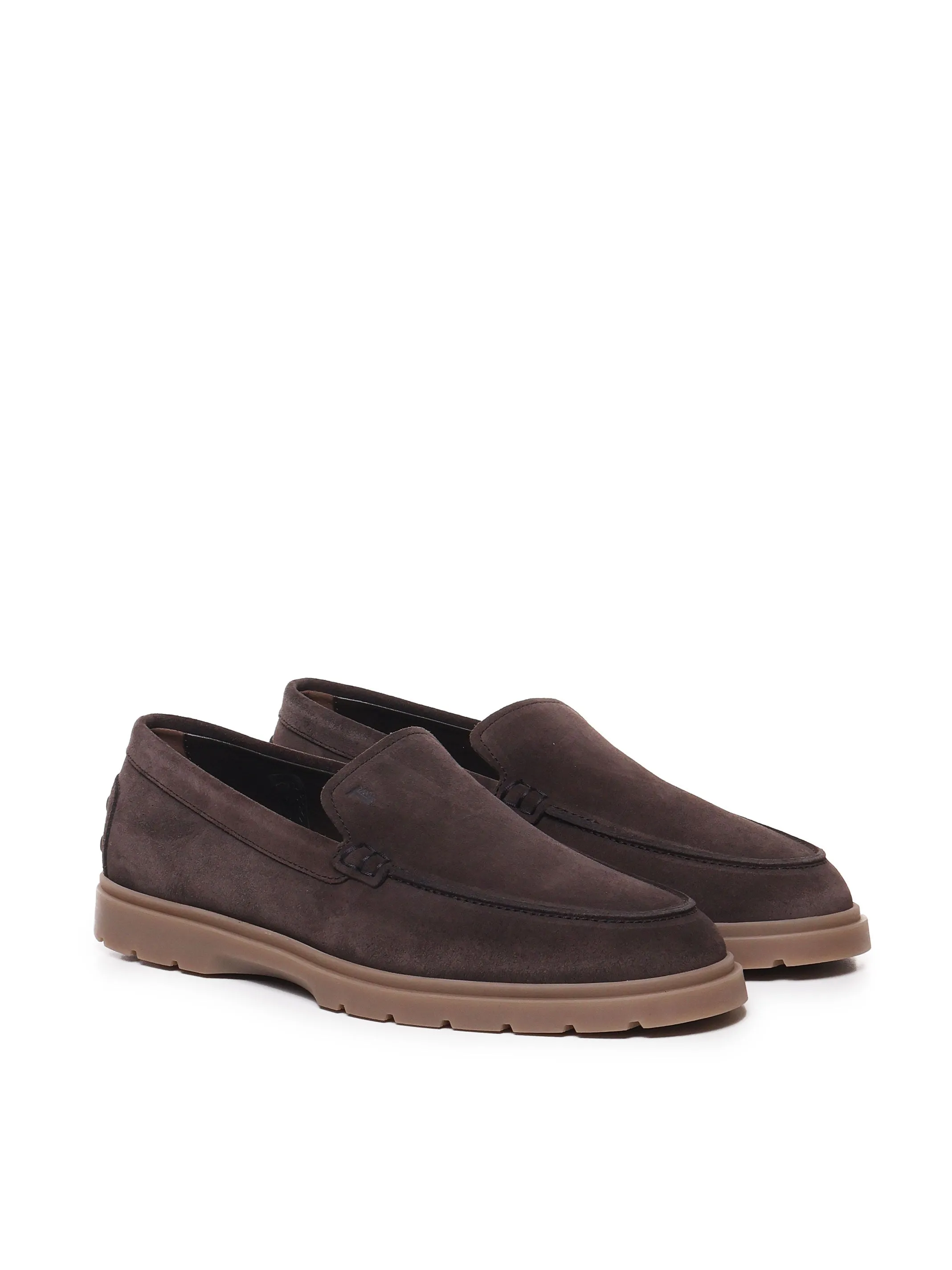 Suede Loafers with Rubber Nubs