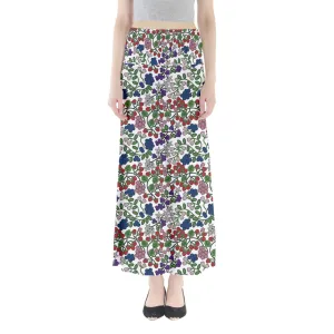 Takwakin Harvest White Full Length Maxi Skirt