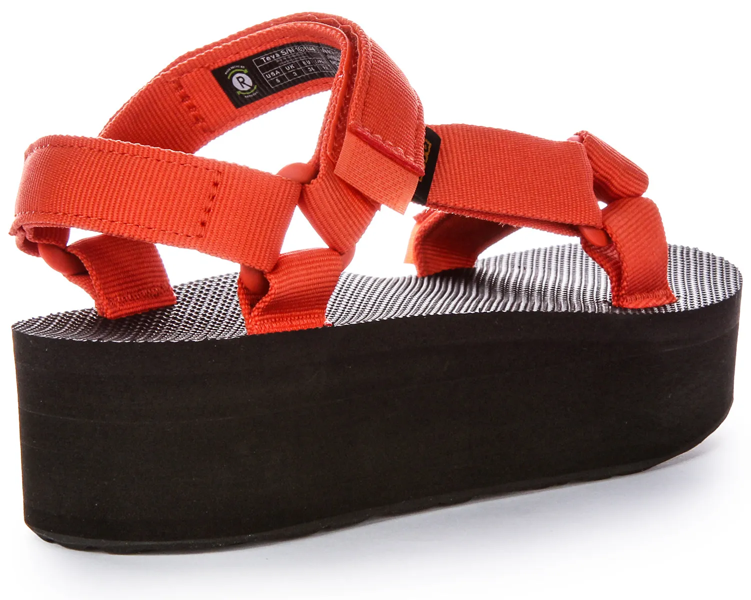 Teva Flatform Universal In Coral For Women