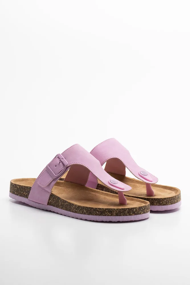 Thong Cork Sandal Pink