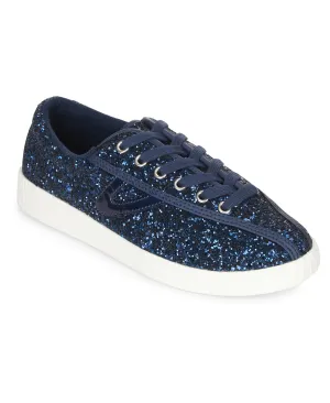 Tretorn Women's Sneakers Nylite Glitter Navy