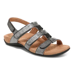 Vionic AMBER METALLIC ADJUSTABLE SANDAL