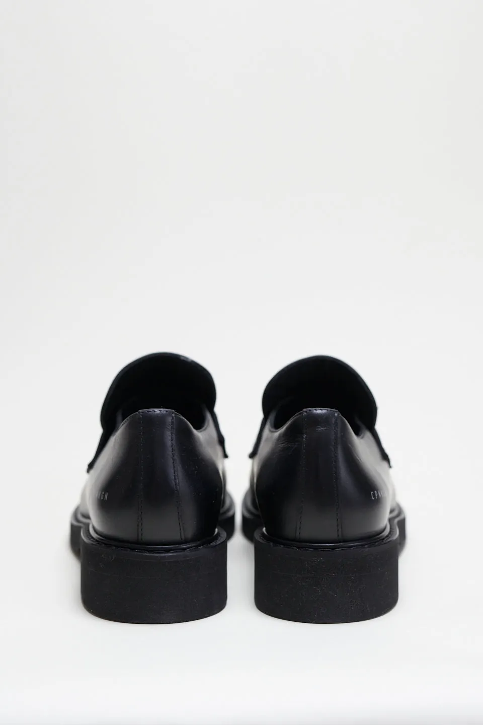 Vitello Black Chunky Loafers