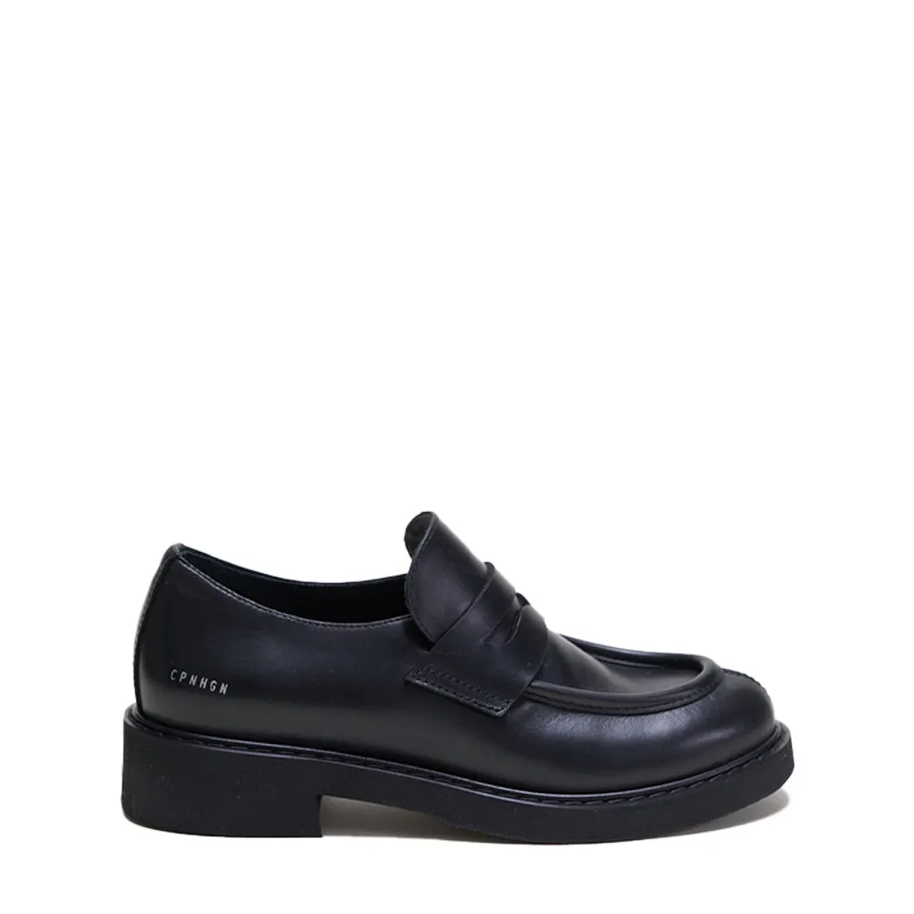 Vitello Black Chunky Loafers