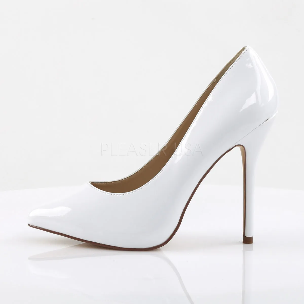 White Classic Stilettos Amuse-20