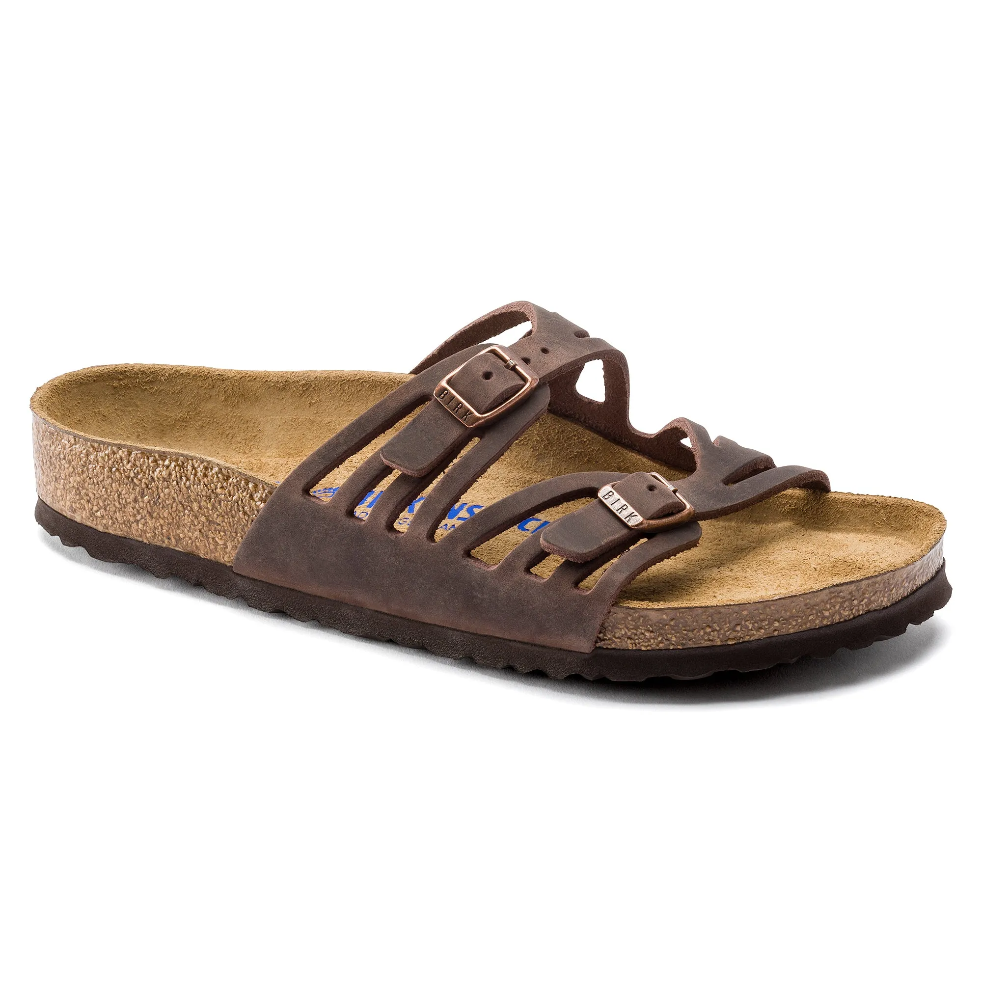 Women's Birkenstock Granada Soft Footbed Oiled Leather Color: Habana (MEDIUM/NARROW WIDTH)