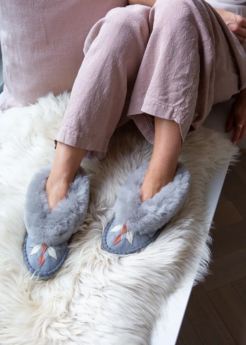 Women's Sheepskin Slippers – Aphrodite Light