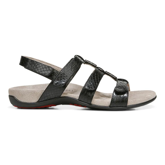 Women's Vionic Amber Adjustable Sandal Black