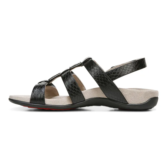 Women's Vionic Amber Adjustable Sandal Black