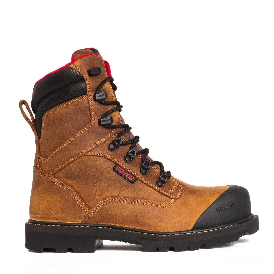 Work Boots - Royer Revolt Vibram Megagrip All Leather Boot, 8990RT